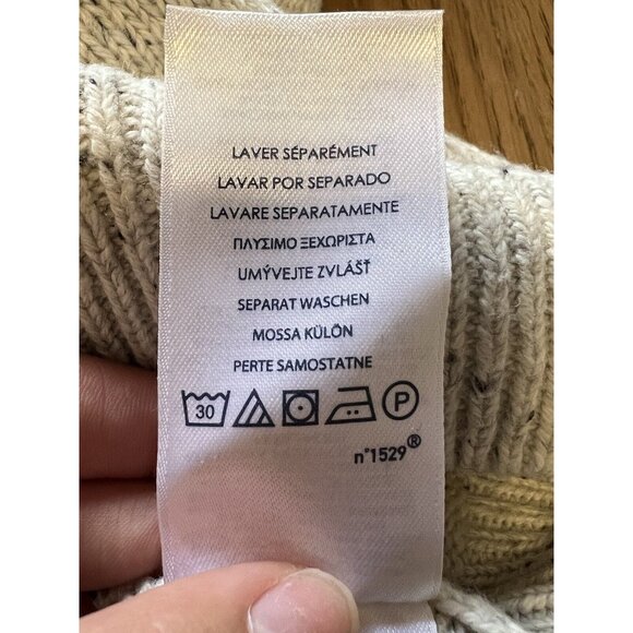 Chaps Men's Henley Sweater Elbow Pads Pullover Button Shawl Collar Size M - Picture 13 of 16